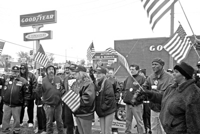 Rallies support Goodyear strikers