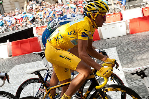 Bicyclist Contador crowned “King of Tour”