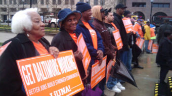 Baltimore workers rally for jobs