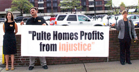 Workers rally to build justice at Pulte