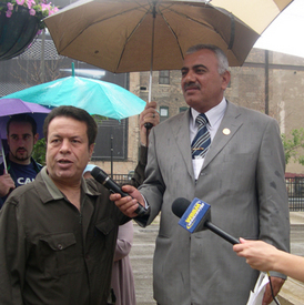Iraqi labor leaders visit Haymarket memorial