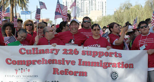 Unions report positive reception on the Hill for immigration reform