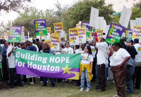 Houston city workers: We want respect! Put it in the check!