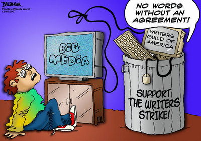 CARTOON: Support the writers