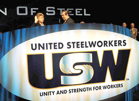 Steelworkers vow to fight racism, elect Obama