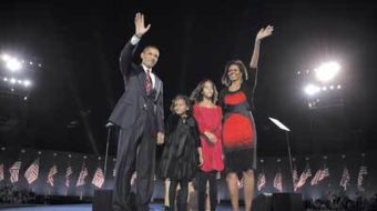 Tears of joy greet Obama election