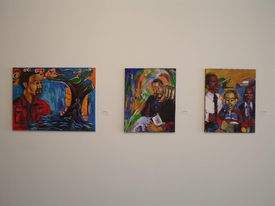 Art exhibit illustrates the role of religion in the struggle for survival among African Americans