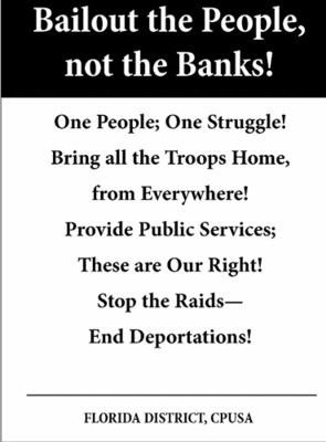 Bailout the People, not the Banks!