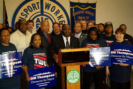 NYC transit union moves to defeat Bloomberg