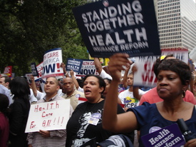 Houston turns out for health care reform