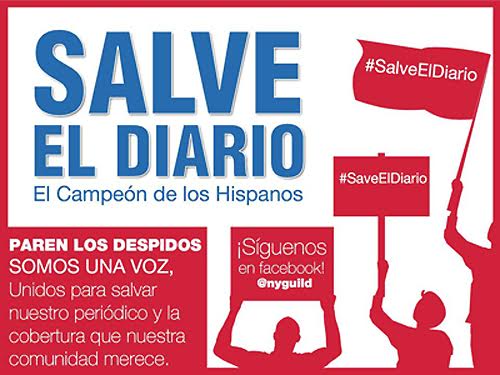 News Guild campaigns to save NYC’s top Spanish-language daily, El Diario