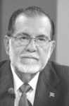 Schafik Handal, revolutionary leader, 75