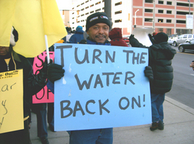 Detroiters battle over water issues