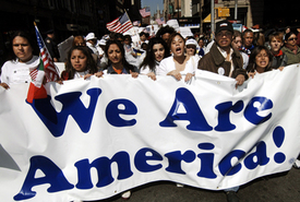 Today we march, tomorrow we vote 2 million immigrants & supporters stand up for equality & justice