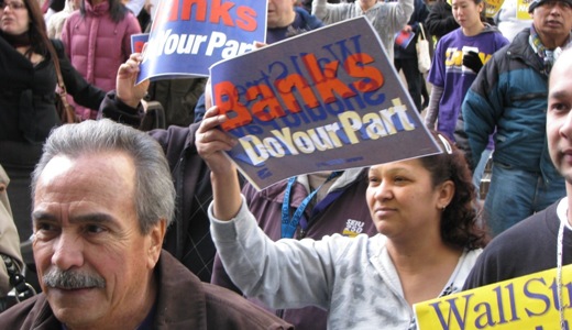 Oakland residents demand action vs. banks