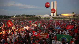 Brazil’s workers say, “Stay Dilma, there will be no coup!