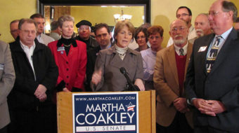 Labor backs Coakley in heated Massachusetts senate race