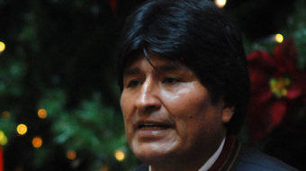 Bolivian president rallies New Yorkers to protect nature