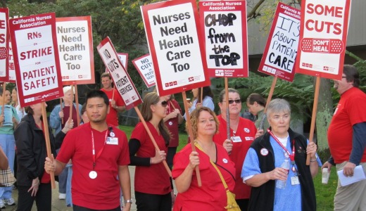 Thousands of California nurses strike to fight takeaways