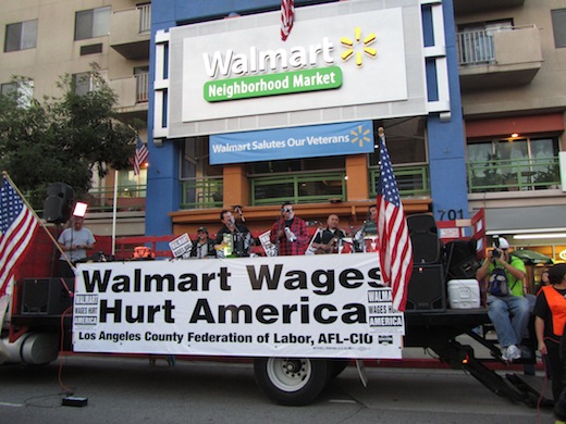 50 arrested protesting Walmart’s poverty wages