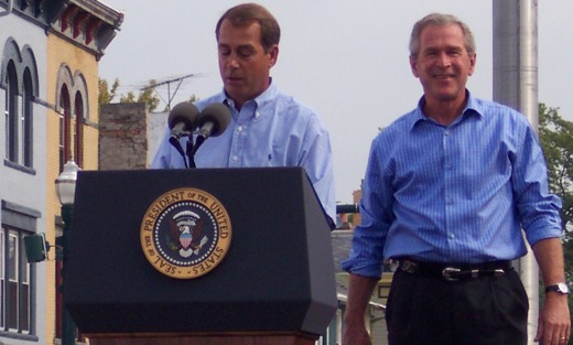 Boehner blinks on Bush tax cuts for the rich