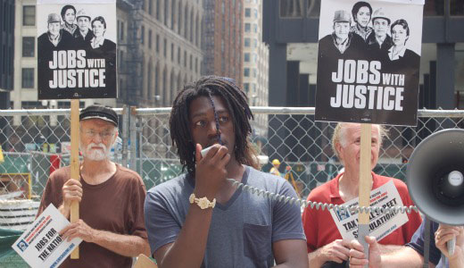Chicago activists rally for jobs not cuts
