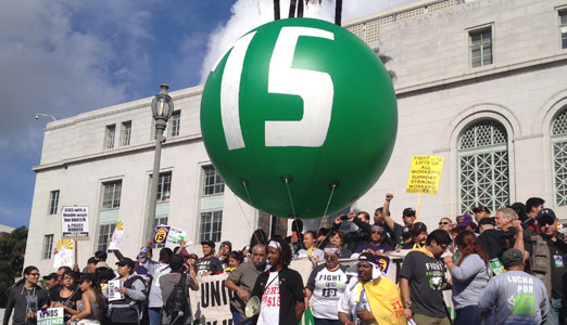 Today in labor history: Fast-food workers strike for $15 in seven U.S. cities