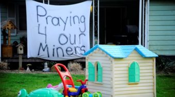Mourners stage vigils for miners; Blankenship updates Twitter page