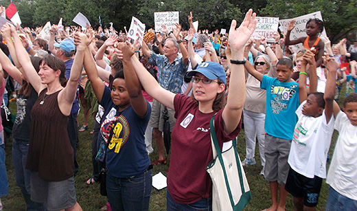 North Carolina crowd roars at governor: “Wrong! Wrong! Wrong!!”