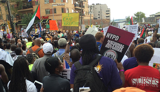 Community and labor stand together in peaceful cry for justice for Eric Garner