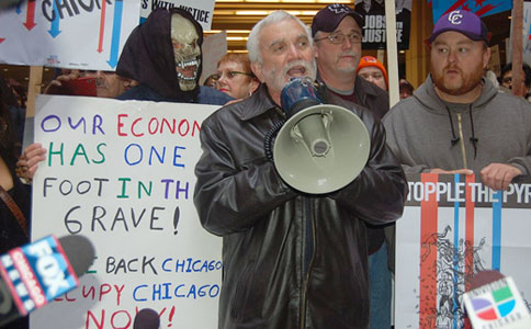 Workers United convention rallies in solidarity with Occupy Chicago
