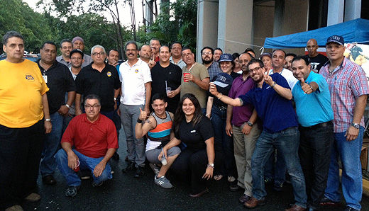 Puerto Rican phone workers join forces with OPEIU