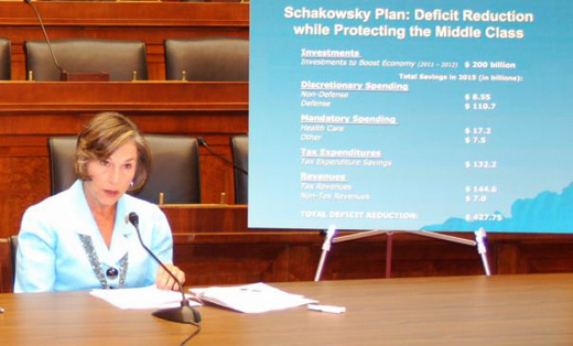 Schakowsky issues progressive deficit plan