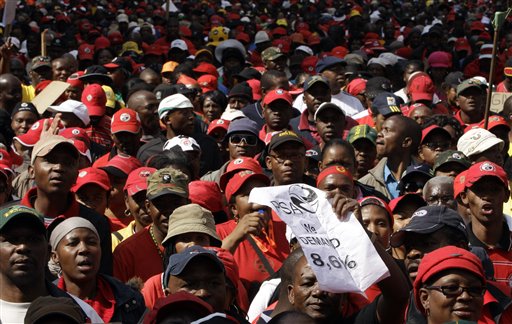 S. Africa gov’t urged to talk with unions