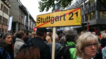Protests, pepper spray rock German city