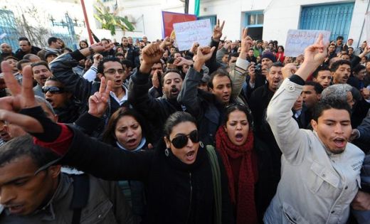 Tunisian uprising inspires democracy fight