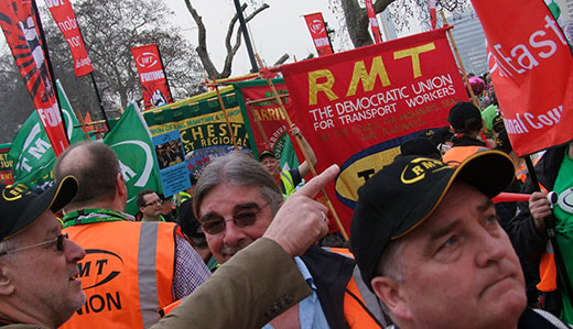 British workers stage massive protest against cuts