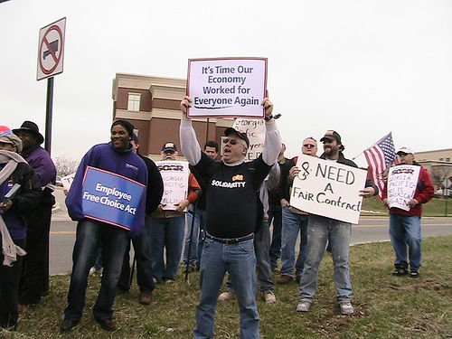 Steelworkers lobby for jobs, jobs, jobs — good, green and safe