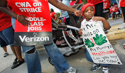 Beep, honk: Verizon picketers get noisy support in upstate NY