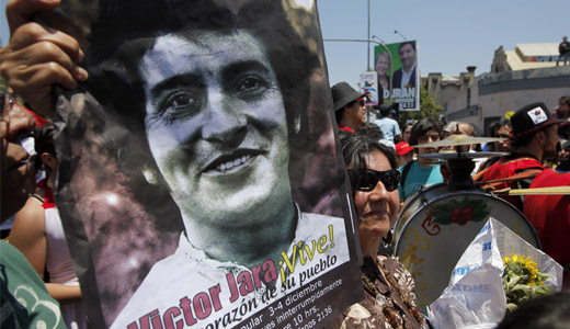 Thousands pay homage to Victor Jara