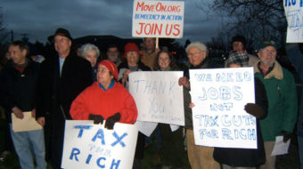 MoveOn.org speakout: No tax cuts for billionaires