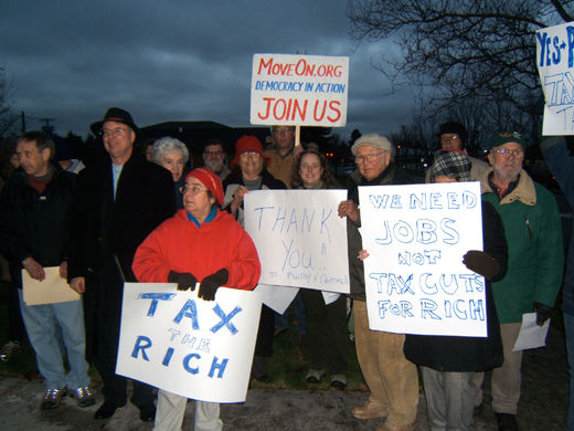 MoveOn.org speakout: No tax cuts for billionaires