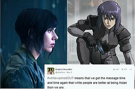Online protest against Hollywood whitewashing of Asian roles sparks diversity discussion