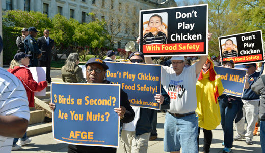 AFGE: new poultry inspection rules endanger public’s health
