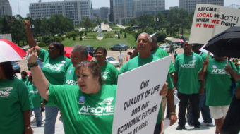 Public workers demand jobs bill