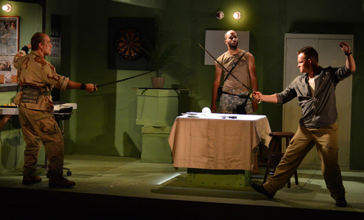 Black comedy “Armadillo Necktie” exposes open wound of U.S. in Iraq