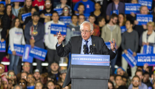 Sanders wins Wisconsin in a landslide, works to build unity