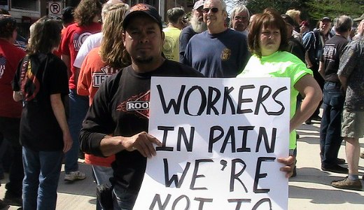 Jobless enter Capitol, demand benefits extension