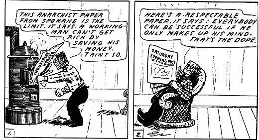 Today in labor history: IWW comic strip Mr. Block appears