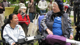 Disabled protest Calif. budget cuts